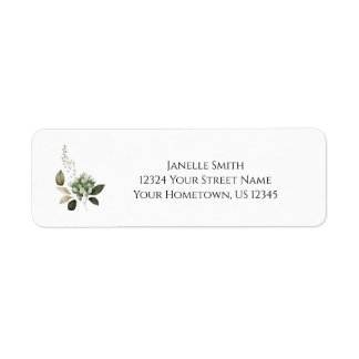 Etiqueta Sage Green Floral Wedding |