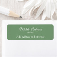 Sage green hair stylist adicionar código postal de