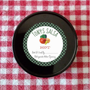 Etiqueta Salsa Homemade Personalizada