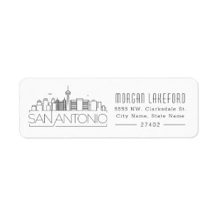 Etiqueta San Antonio Estilizou o Skyline  