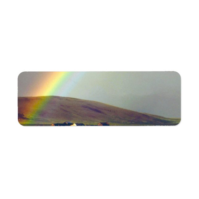 Etiqueta San Luis Valley Após Chuva (Frente)