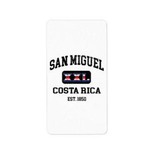 Etiqueta San Miguel, Costa Rica - XXL Athletic