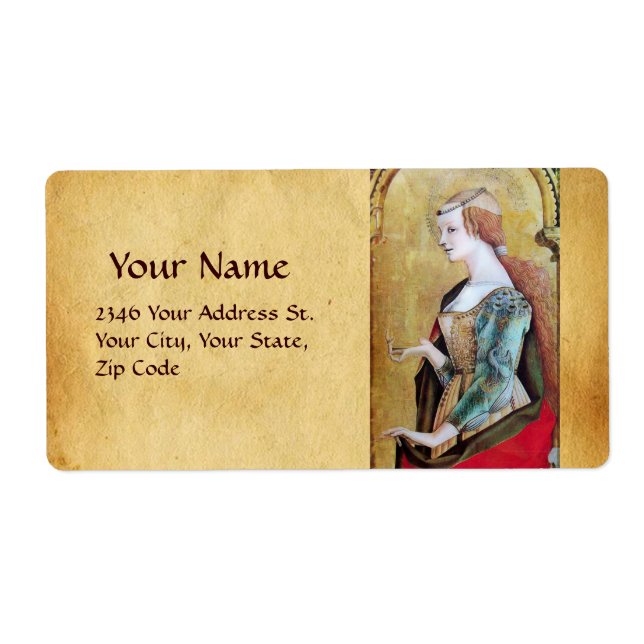ETIQUETA SANTO MARY MAGDALENE (Frente)