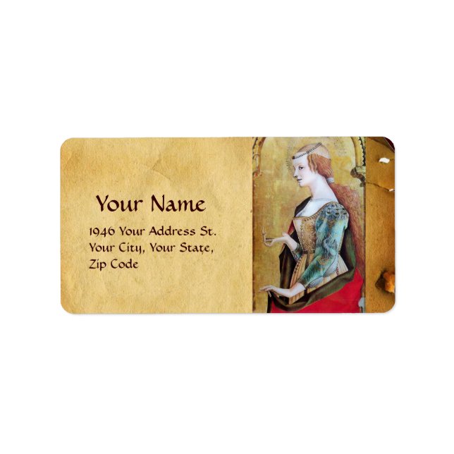ETIQUETA SANTO MARY MAGDALENE (Frente)