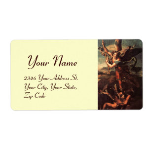 ETIQUETA SANTO MICHAEL VANGUISHING SATÃ