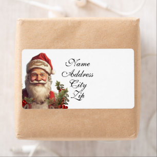 Etiqueta Santo Santa Claus Nicholas Natal
