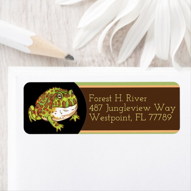 Etiqueta Sapo com ornamentado (Insitu)