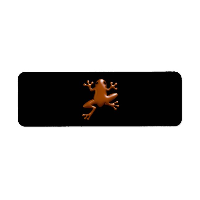 Etiqueta Sapo de chocolate (Frente)