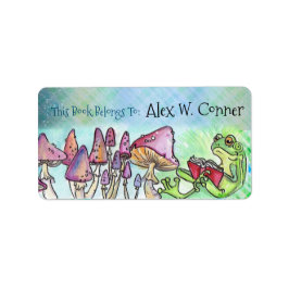 Etiqueta Sapo De Storybook Este Livro Pertence A: Custum