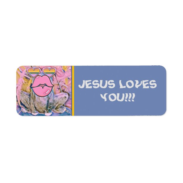 Etiqueta Sapo JEREMIAH - RÓTULO DO ENDEREÇO PERSONALIZÁVEL (Frente)