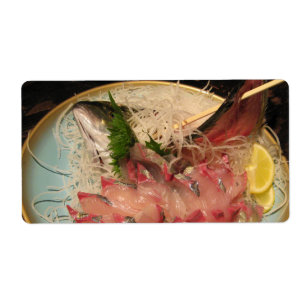 Etiqueta Sashimi 刺 身