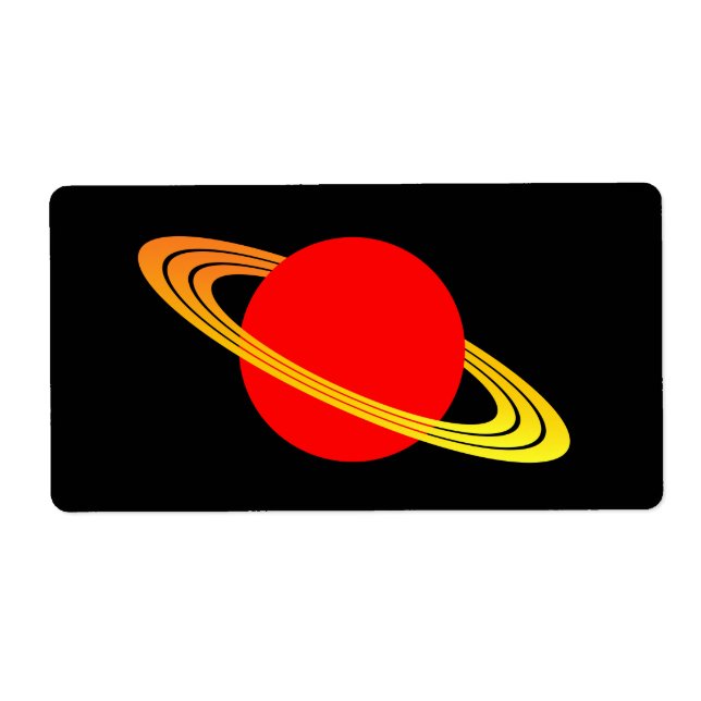 Etiqueta Saturno (Frente)