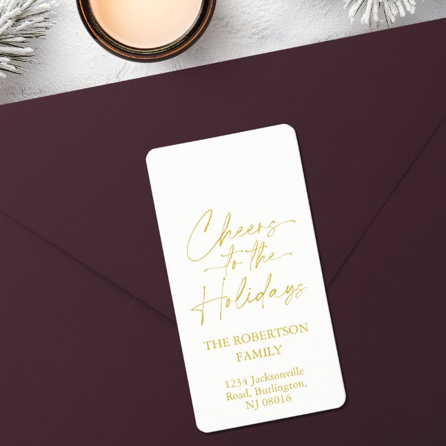 Etiqueta Saúde às Festas Festivas (Criador carregado)