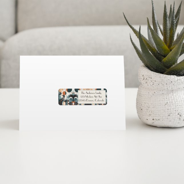 Etiqueta Scandi Groove, personalizado (Criador carregado)