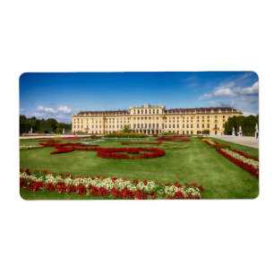 Etiqueta Schloss Schoenbrunn Viena Áustria