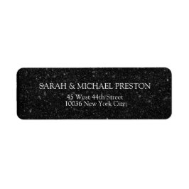 Etiqueta Schwarz Weiß Struktur Adressaufkleber