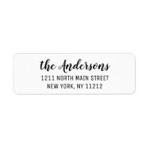 Script Cursivo Simples Elegante Branco Preto