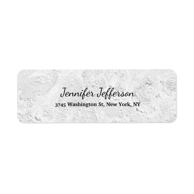 Etiqueta Script de Manuscrito em Parede de cinzas - Comum C (Frente)