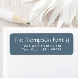 Etiqueta Script de Tipografia Simples Estimulada Chic White