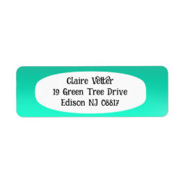 Etiqueta Seafoam Fade