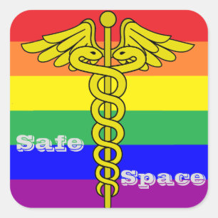 Etiqueta segura do espaço de LGBTQ