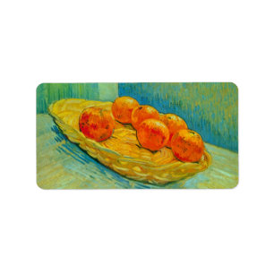 Etiqueta Seis laranjas por Vincent van Gogh