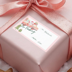 Etiqueta Sem Papais noeis De Pequim Vindo Para O Rótulo Da 