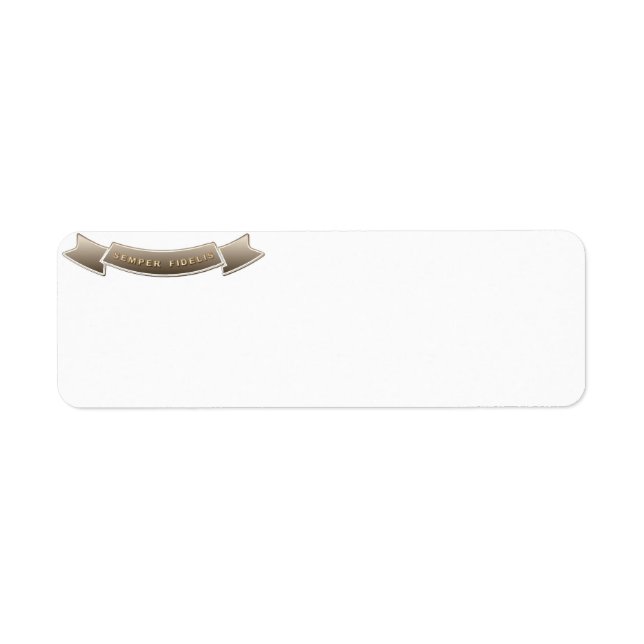 Etiqueta Semper Fidelis (Frente)