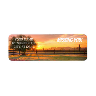 ETIQUETA SENHOR, SUNRISE