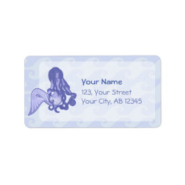 Etiqueta Sentado - Sereia Azul