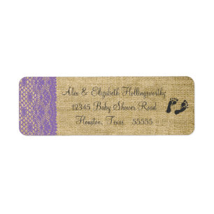 Etiqueta Serapilheira e olhar roxo do laço