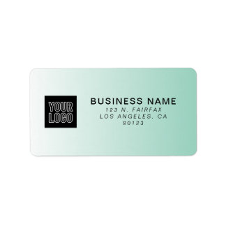 Etiqueta Seu Logotipo | Endereço de Devolução Gradiente Ver