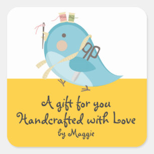 Etiqueta sewing das noções da costureira feita s