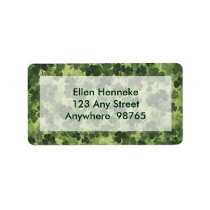 Etiqueta Shamrock Meadow 1