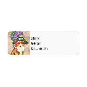Etiqueta Sheltie Pirate