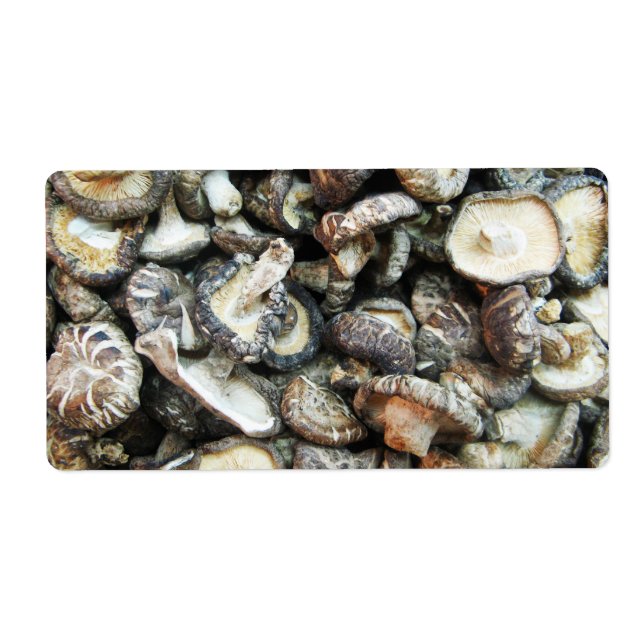 Etiqueta Shiitake Mushroom (Frente)