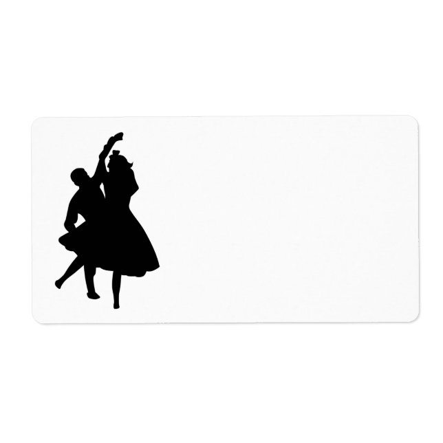 ETIQUETA SILHOUETTE DANCERS (Frente)