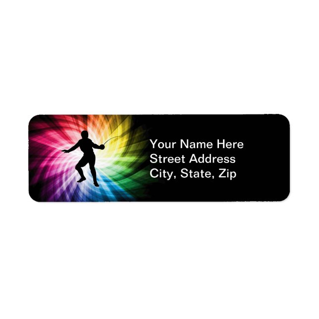 Etiqueta Silhueta de vedação; Espectro (Frente)