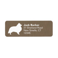 Silhueta do Sheepdog de Shetland