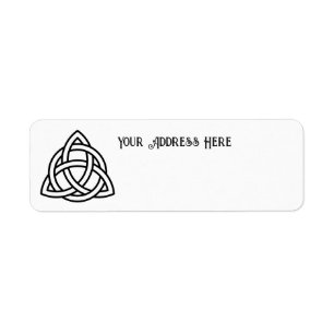 Etiqueta Símbolo Celtic Trinity Knot Triquetra