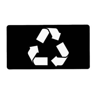 Etiqueta SÍMBOLO DO reciclar