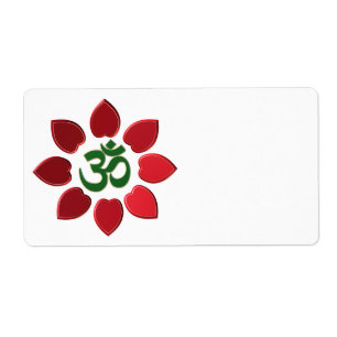 Etiqueta Símbolo Om