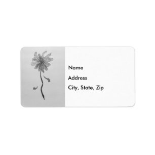 Etiqueta Simple Daisy