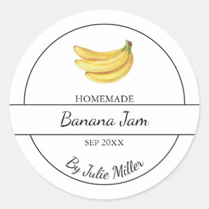 Etiqueta Simples de Emperramento de Banana