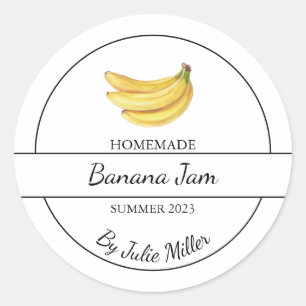 Etiqueta Simples de Emperramento de Banana