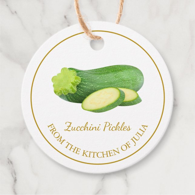 Etiqueta Simples de Pickles de Pickles Homemade (Frente)