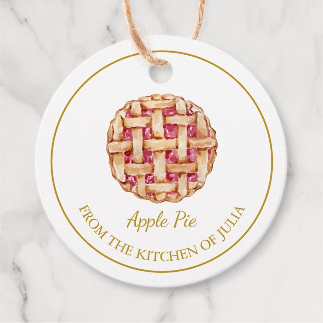 Etiqueta Simples de Pie Hang em Casa (Frente)