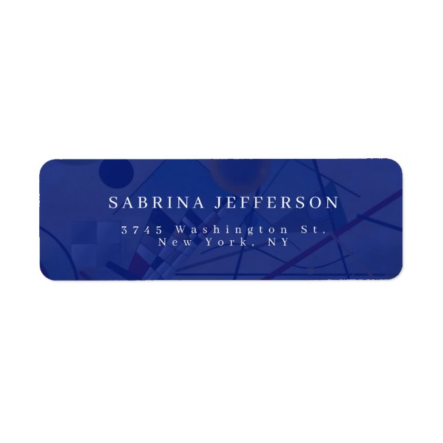 Etiqueta Simples e Elegante (Frente)