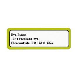 Etiqueta Simples e Elegante