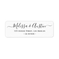 simples inscrição no endereço de casamento